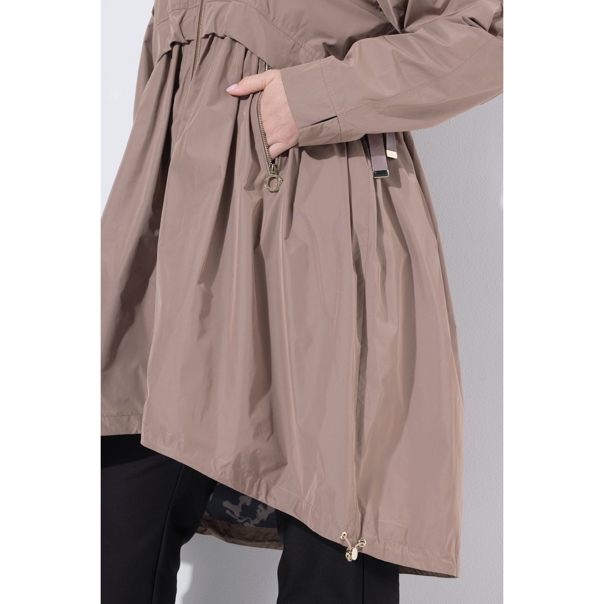 Manteau technique HYPRAR, matière déperlante marron pâle, ULLA POPKEN