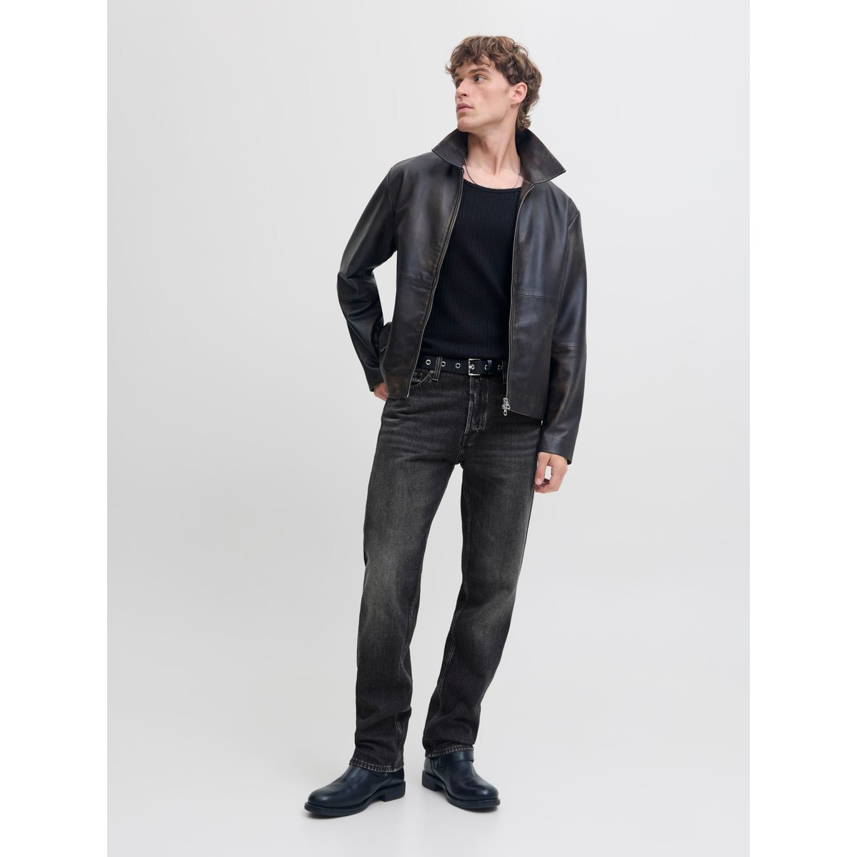 Jean Coupe Décontractée grey denim, JACK & JONES