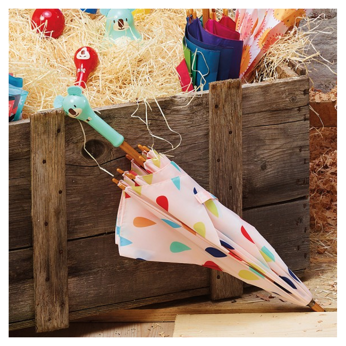 Parapluie Alice le Koala de Un Compagnon Coloré pour les Enfants beige, VILAC