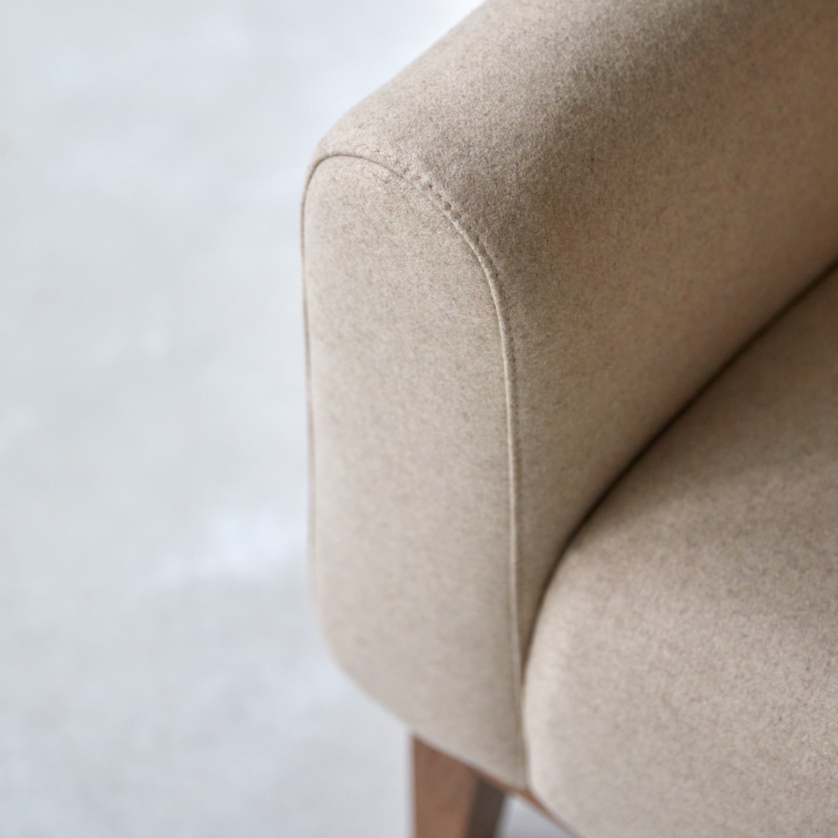 Fauteuil en Tissu, BJORN beige, TIKAMOON