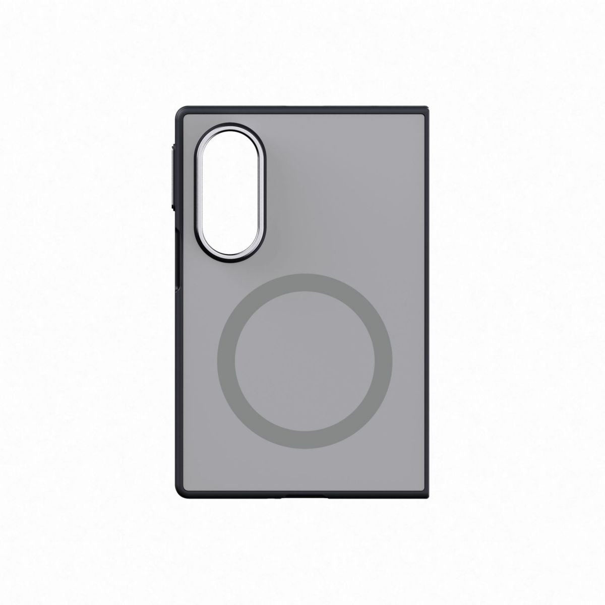Coque Fold 8 Miroir magnétique Argenté couleur unique, SAMSUNG