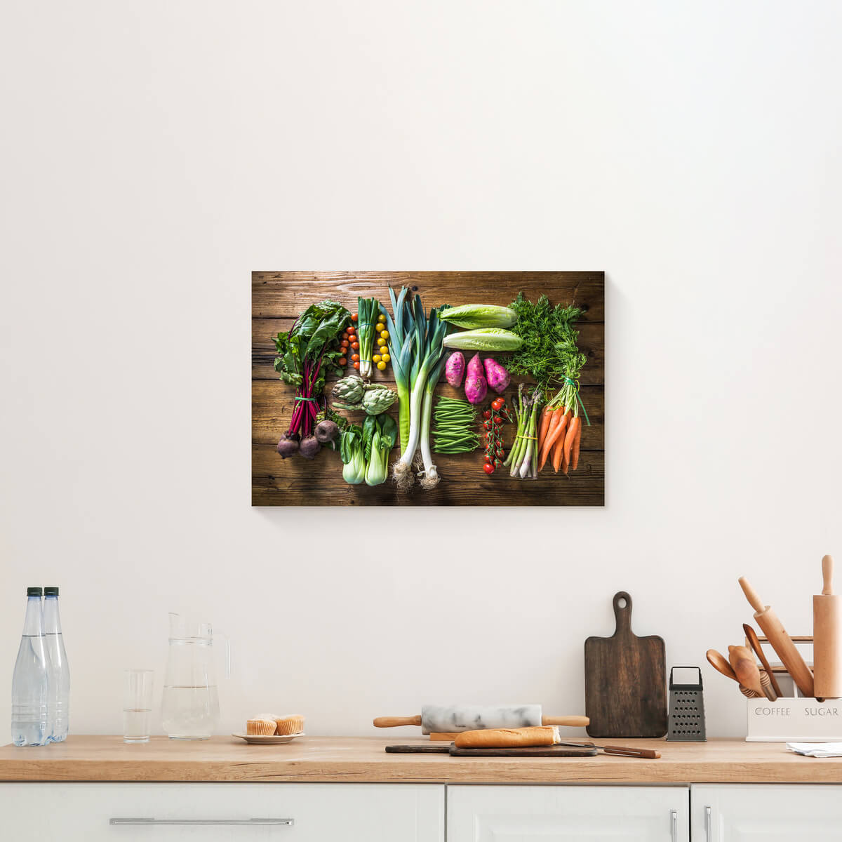 Tableau Mural Légumes Frais CUISINE tableaux sur toile-vert, CEANOTHE