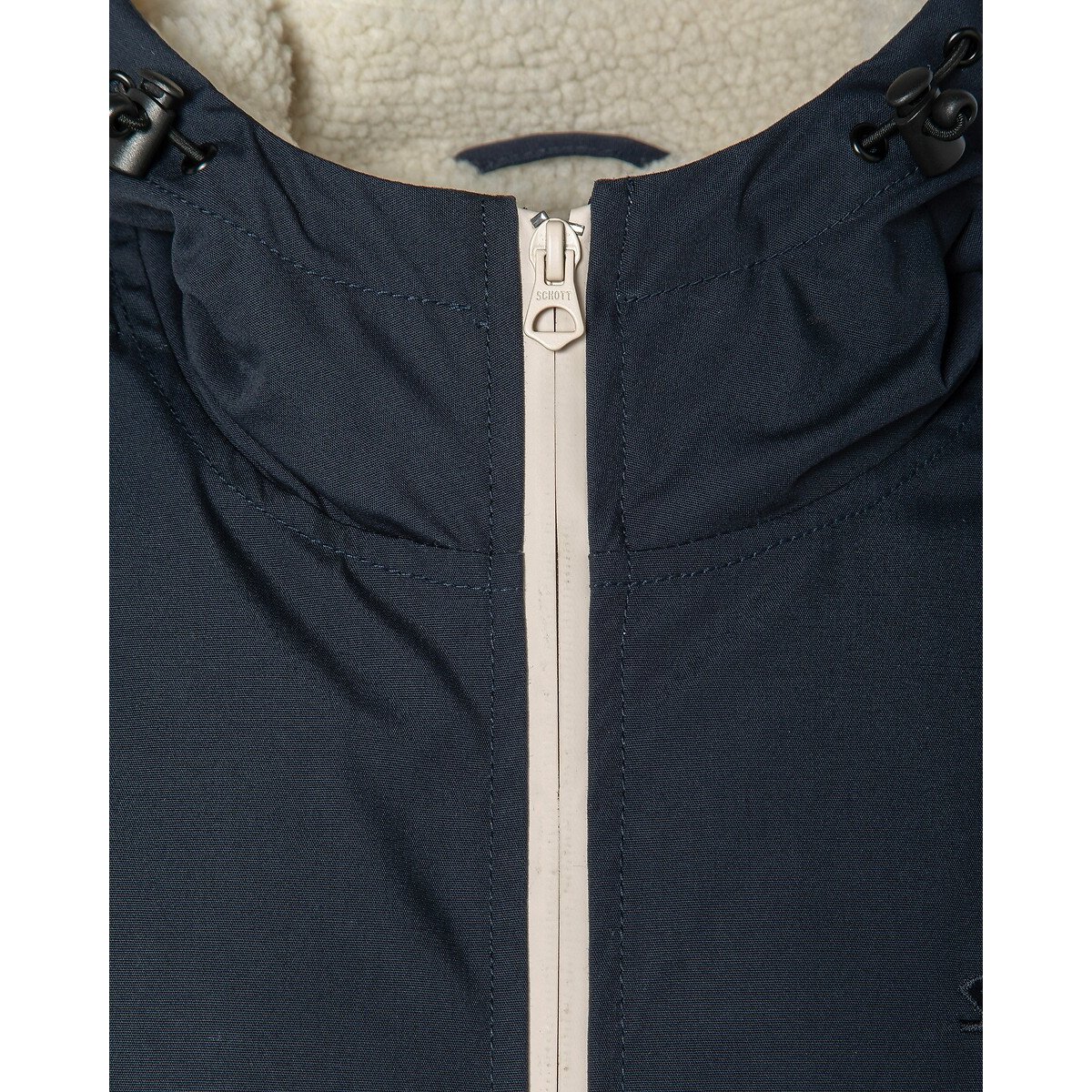 Corta-vento BLUSTER2 com forro sherpa marinho, SCHOTT