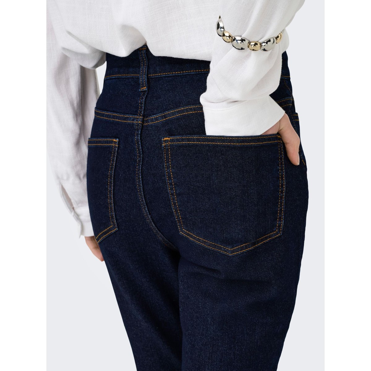 Jean Skinny dark blue denim, JDY