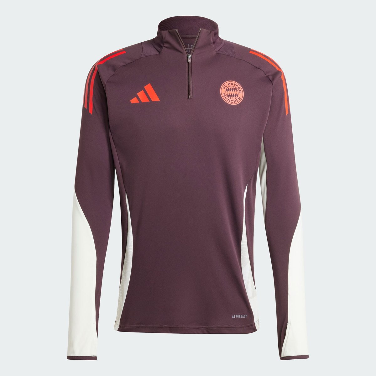Haut d'entraînement FC Bayern Tiro 24 shadow maroon / red, adidas Performance