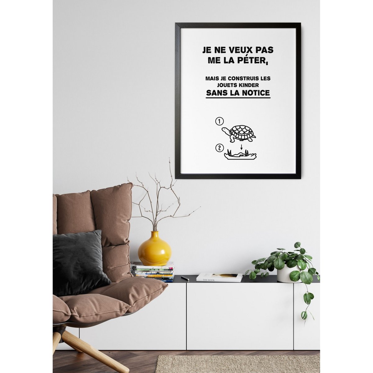 Affiche Kinder blanc, L'AFFICHERIE