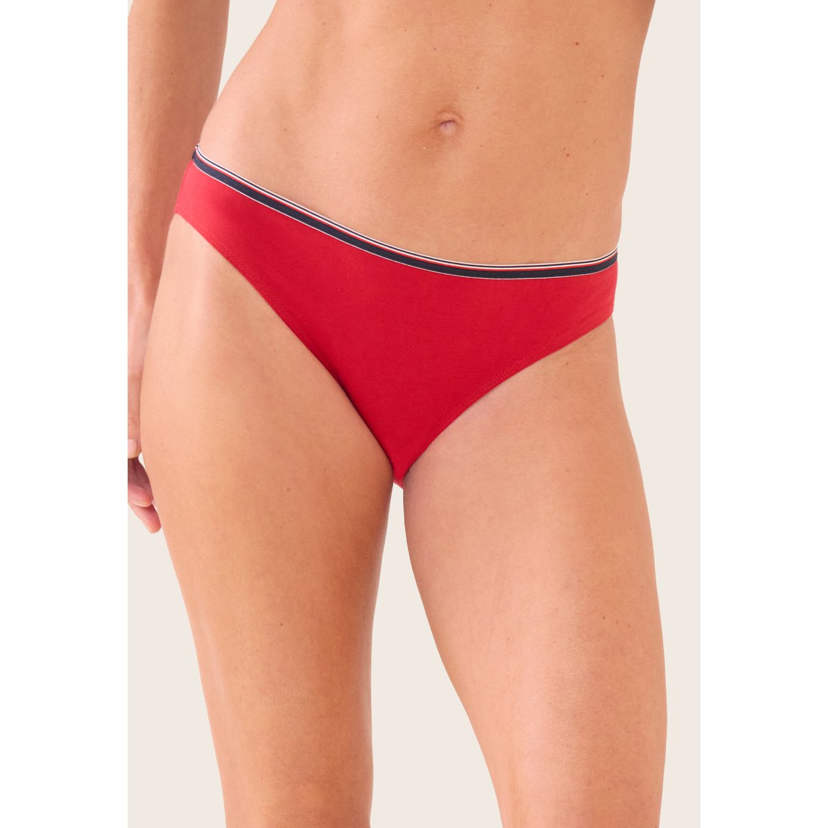Lot de 7 culottes en coton Lucette blanc marine noir gris marinière rouge marine, LE SLIP FRANCAIS