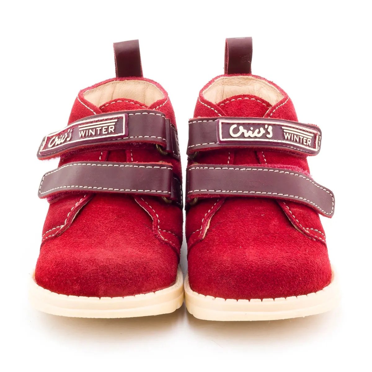 Boni Paul - bottines bébé garçon rouge, BONI&SIDONIE