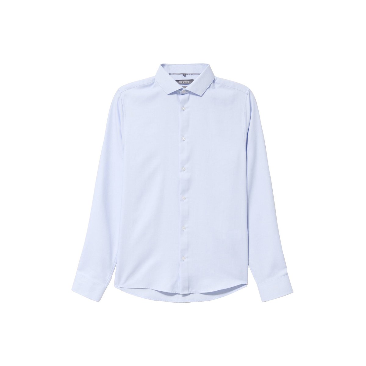 Chemise cintrée manches longues bleu ciel, BONOBO