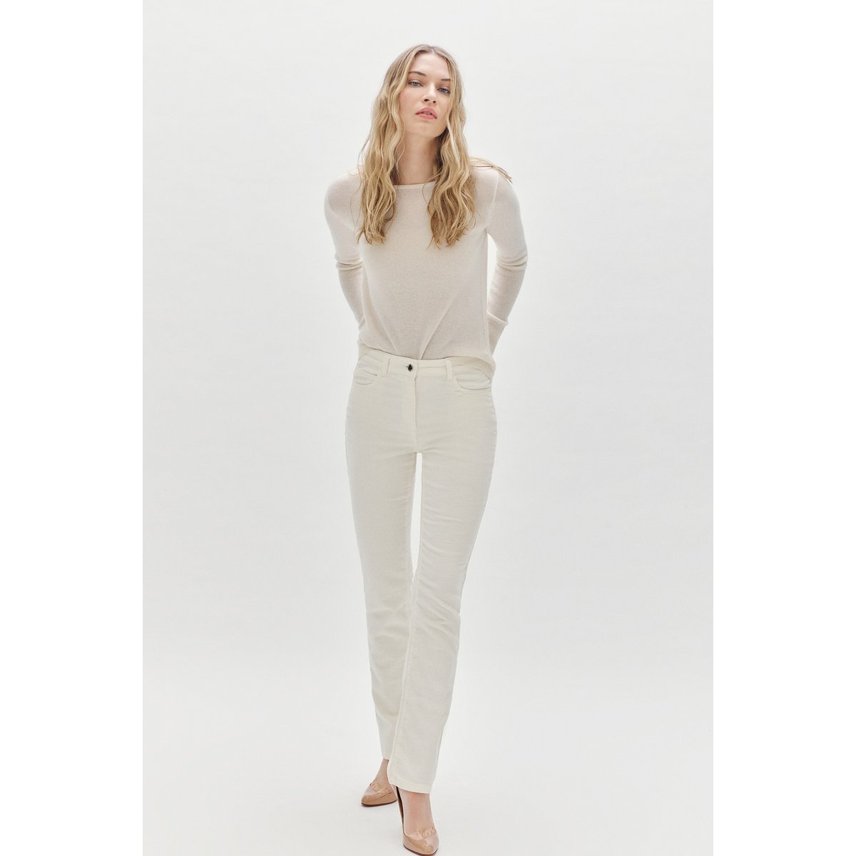 Pantalon PCHICAGOV ivoire, CAROLL