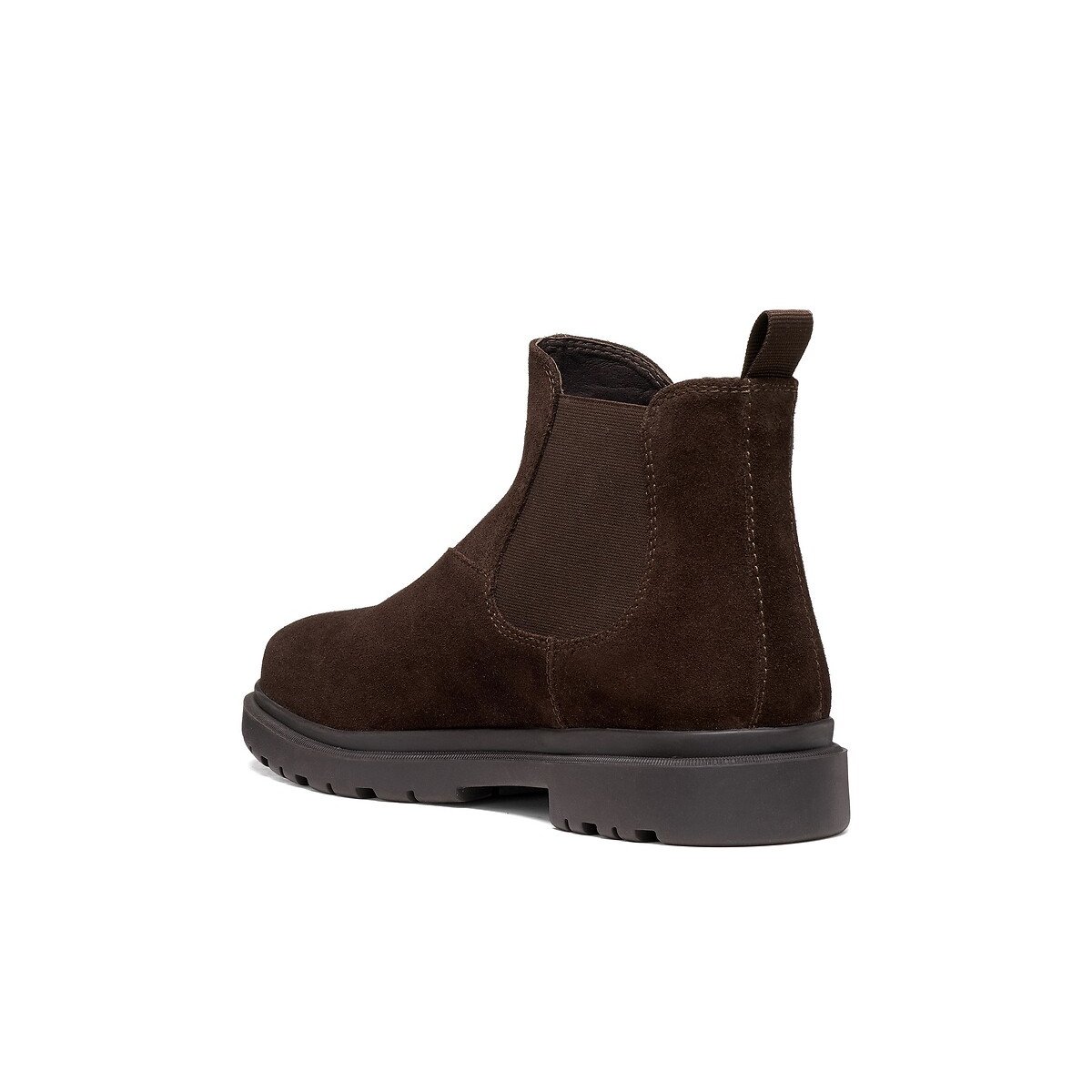 Bottines chelsea en cuir suède, ANDALO marron foncé, GEOX