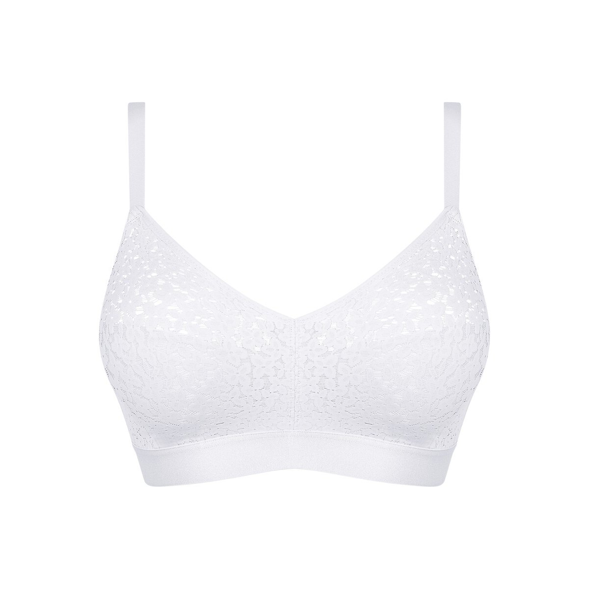 Soutien-gorge sans armature Norah chic blanc, CHANTELLE