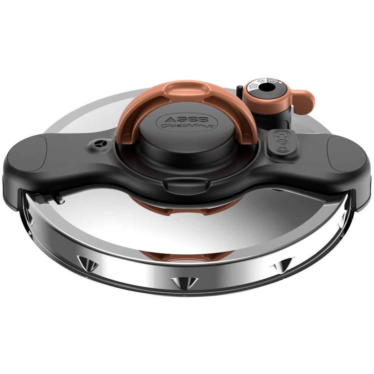Autocuiseur ClipsoMinut Duo Copper 5L P4705101 blanc, SEB