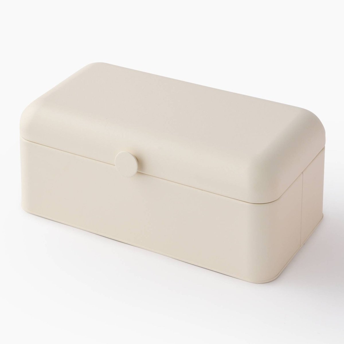 Boite avec bouton, 42.5x23x16.5cm, en fer donut, MONOPRIX