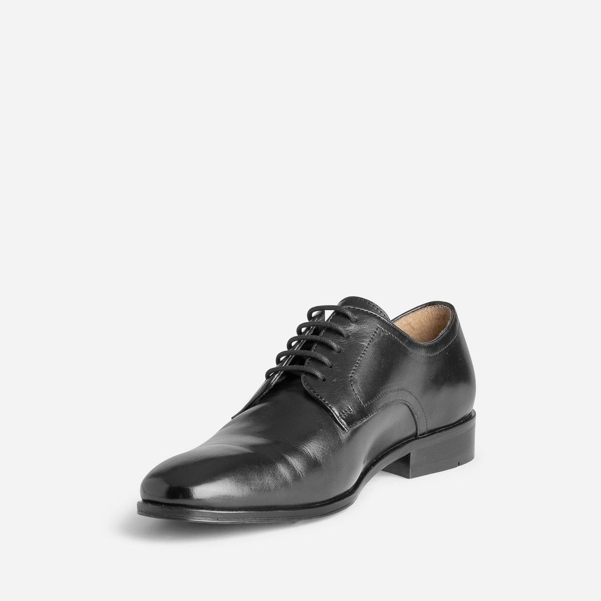 Derby en cuir BRIEG noir, ERAM