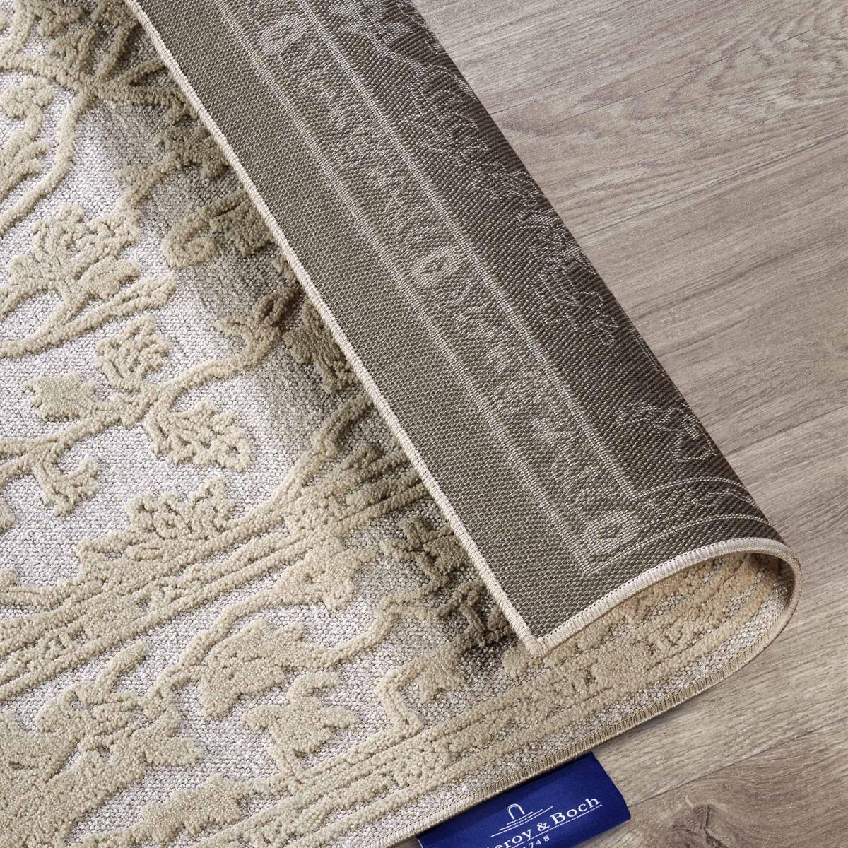 Tapis d'orient kilim oriental, motif authentique, AMBROISE crème, UN AMOUR DE TAPIS