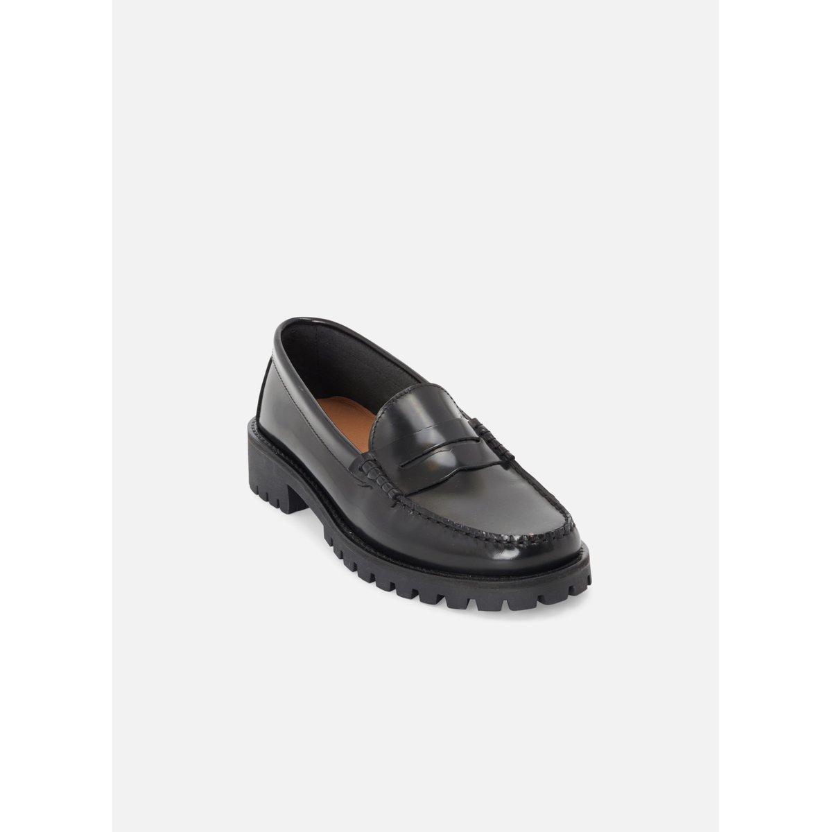 Mocassin en cuir RITO noir, MELLOW YELLOW