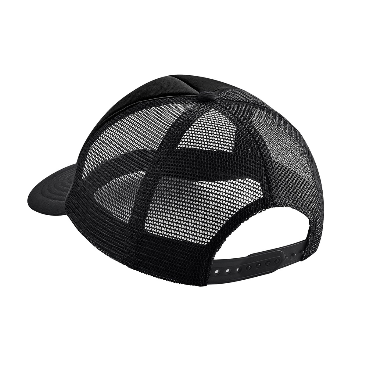 Casquette trucker noir / noir, BEECHFIELD