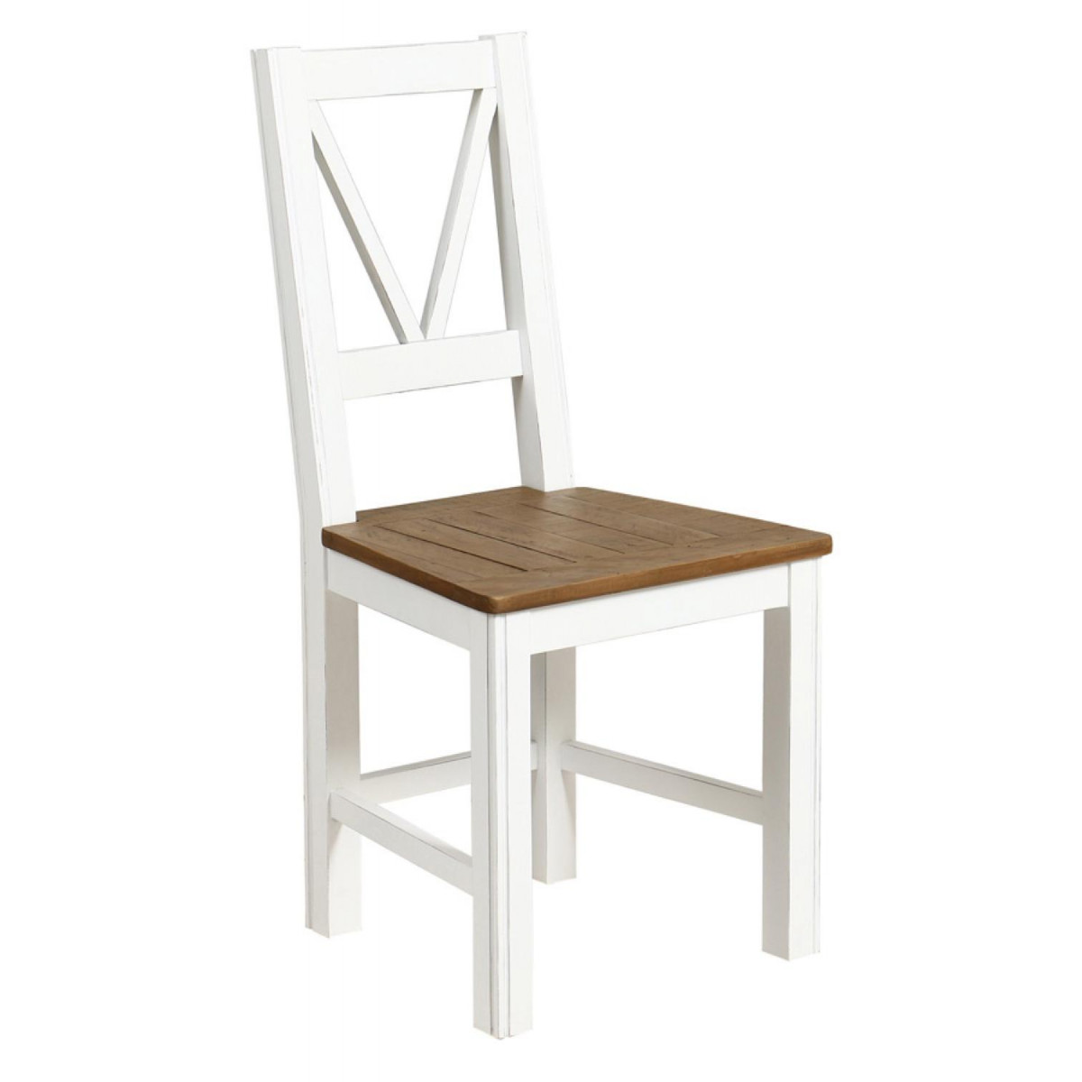 Lot de 2 chaise - RIVAGES blanc, INTERIOR'S