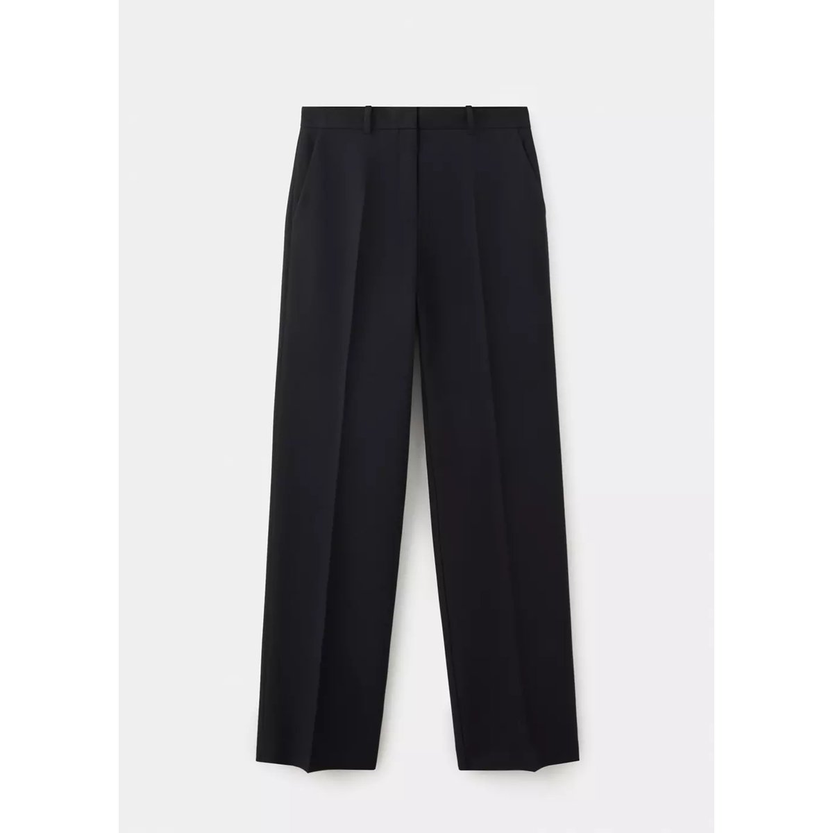 Pantalon droit costume noir, MANGO