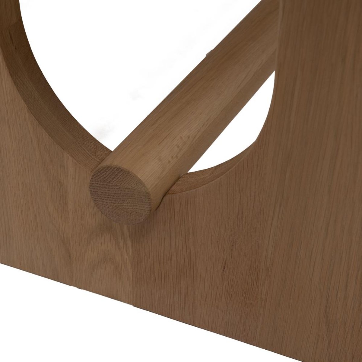 Banc en chêne L160 cm Edwin marron, AMADEUS