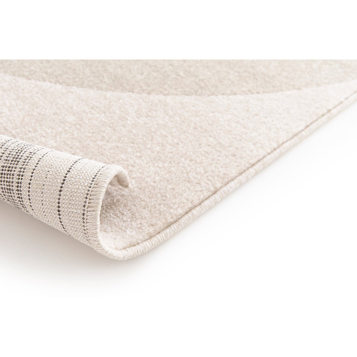 Tapis super doux très graphique PHOEBUS beige sable, AFK LIVING