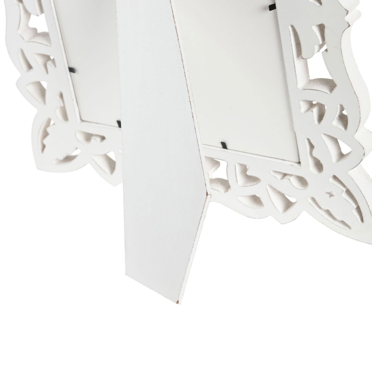 Cadre photo sculpté bois blanc 20x25cm blanc, WADIGA
