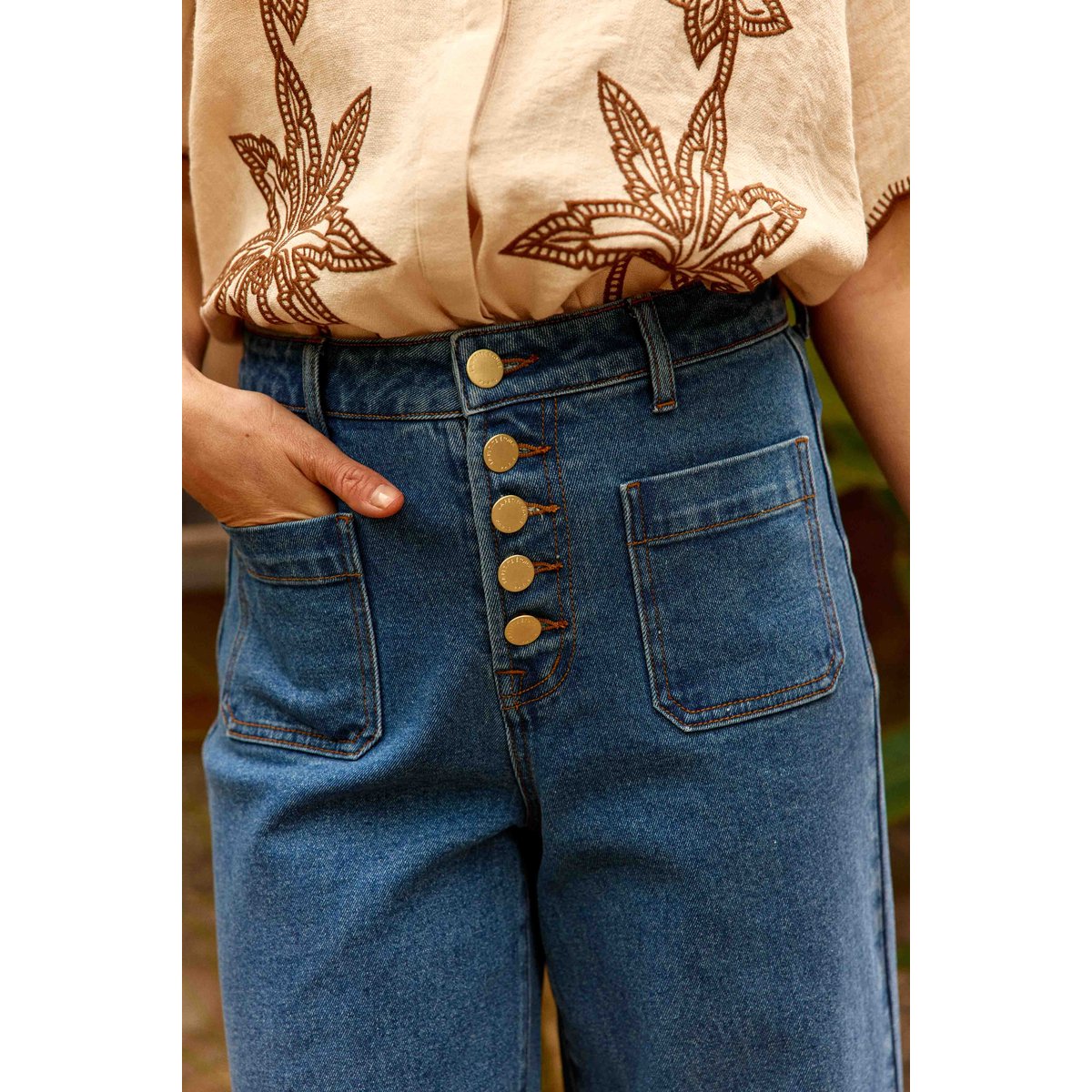 Jean uni ATLANTA 91-medium stone, LA PETITE ETOILE