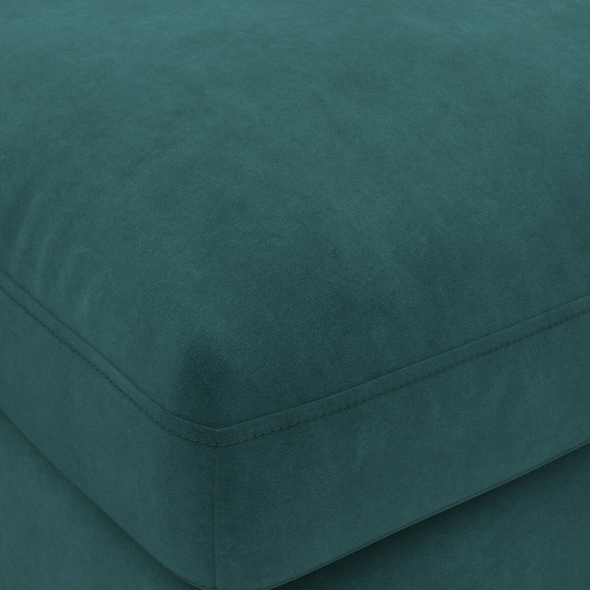 Pouf velours, Lomeo emeraude, LA REDOUTE INTERIEURS