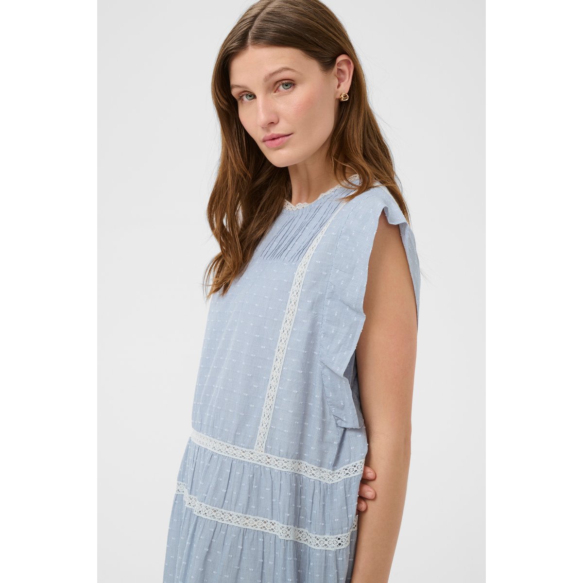 Robe bleu blue dobby, SOAKED IN LUXURY