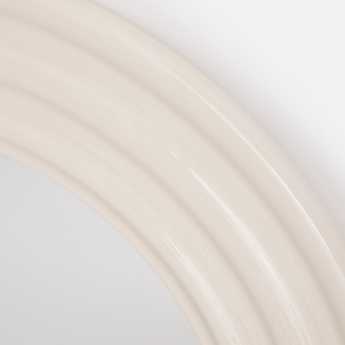 Miroir rond ondulé, en céramique, diamètre 70 cm, HOLI ecru, LA REDOUTE INTERIEURS