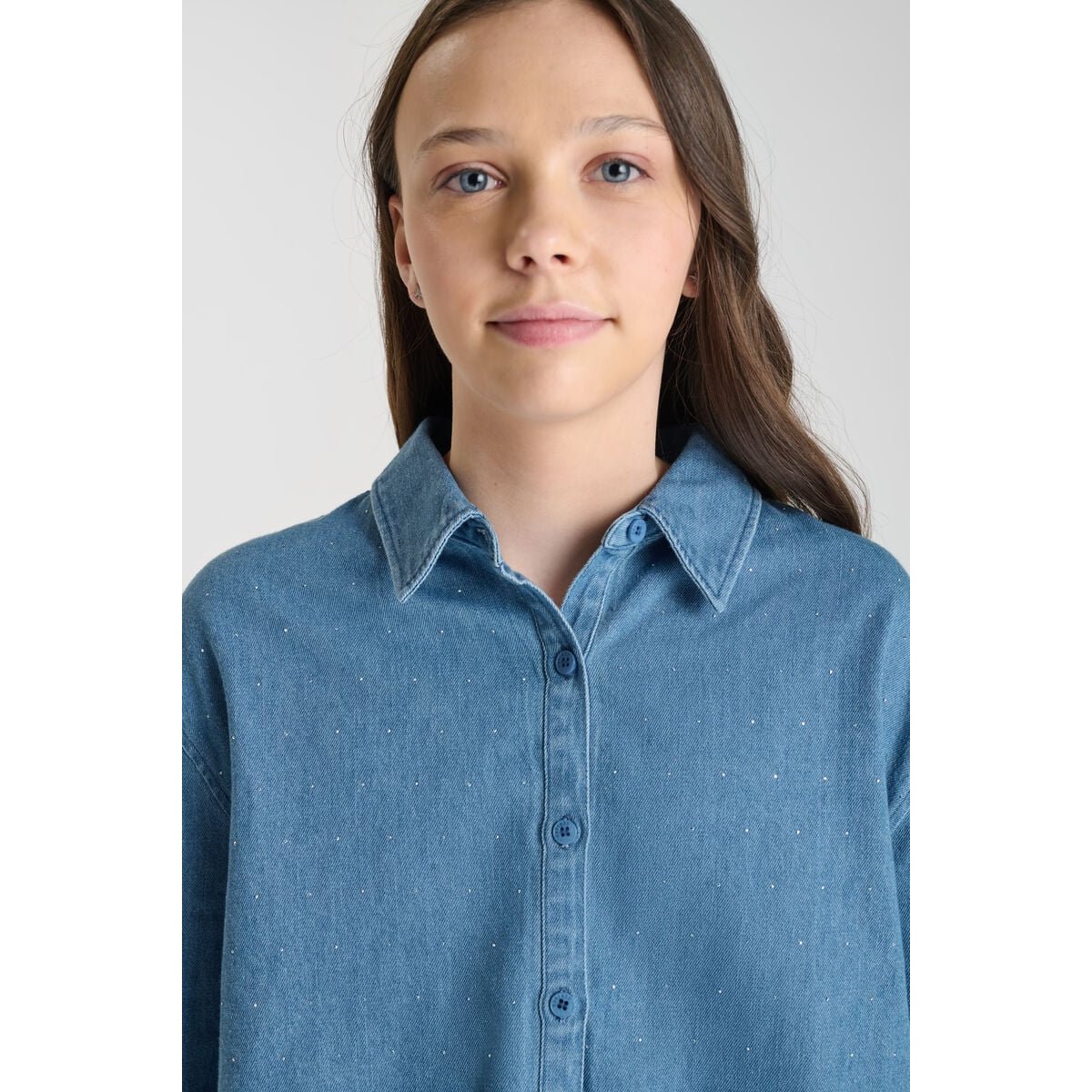 Chemise en jeans ALBERTAG chambray blue, LE TEMPS DES CERISES