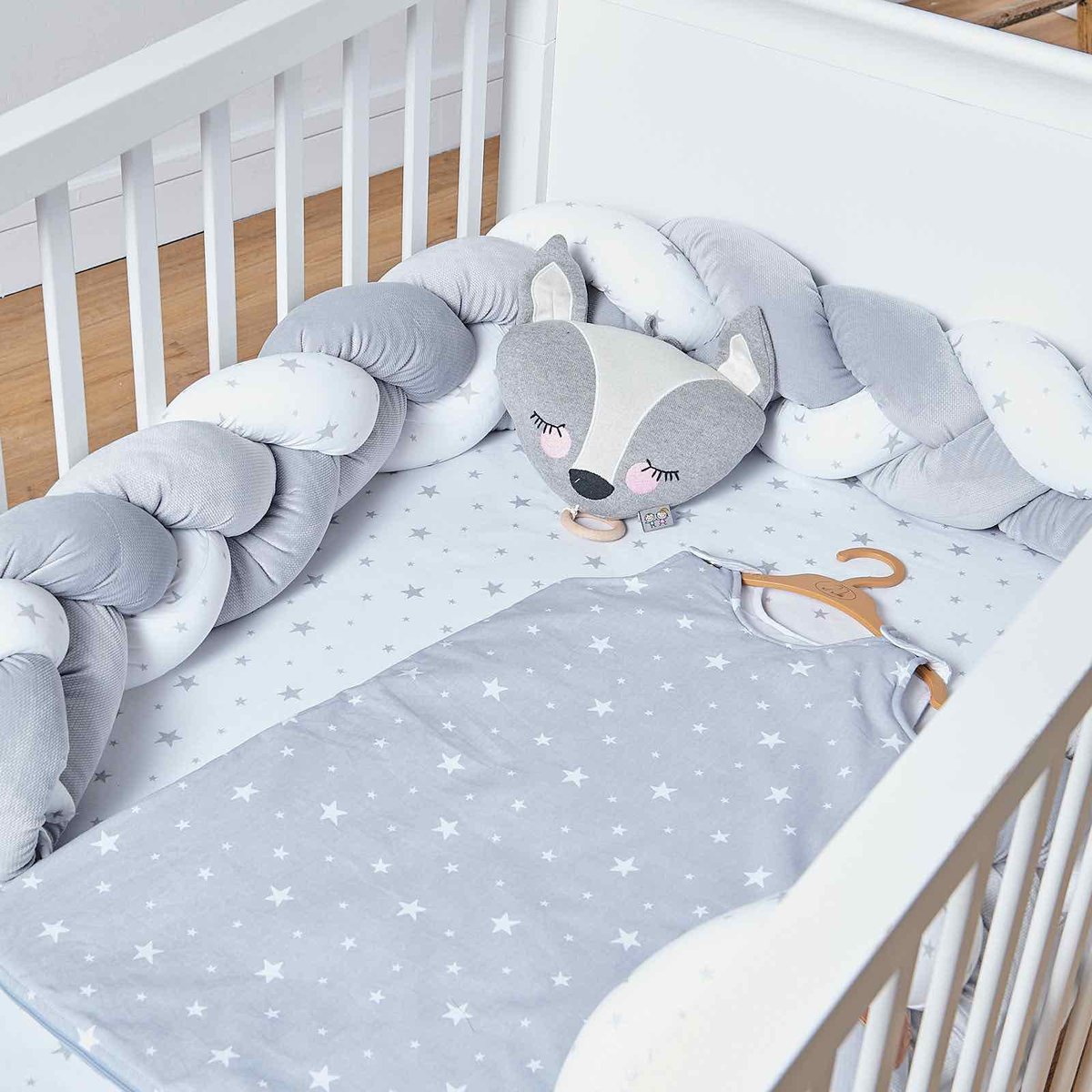Gigoteuse sans manches TOG 1,5 STELLA gris, SEVIRA KIDS