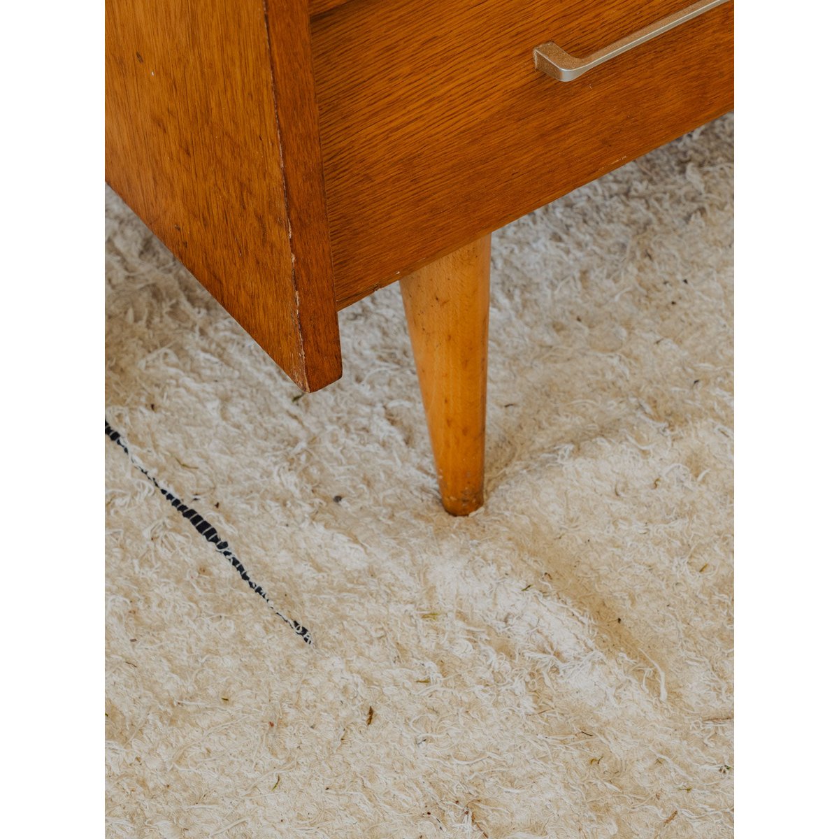 Commode en bois Olga N°1127 - Bon état bois foncé, DEBONGOUT