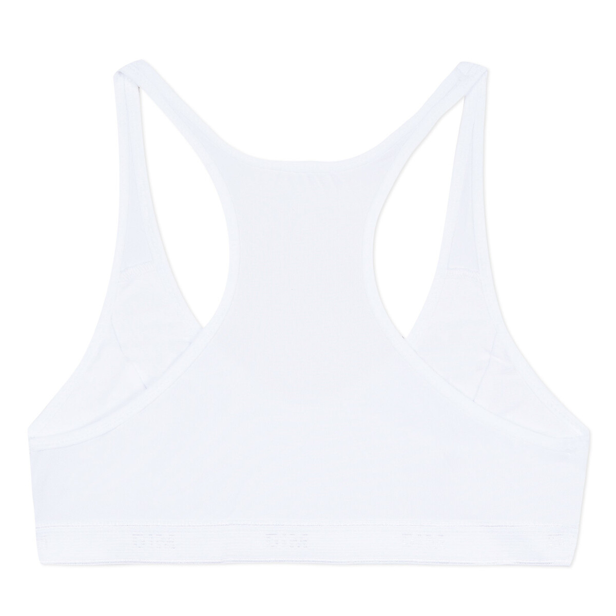 Brassière sportivo microfibra 10-16 anni bianco, DIM