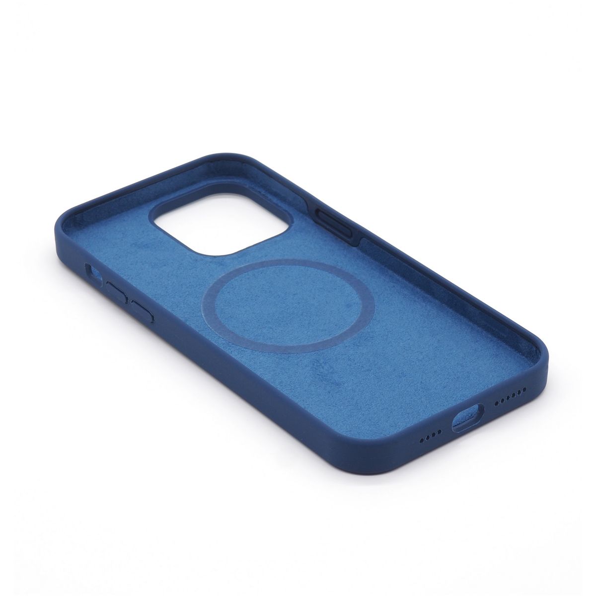 Coque iPhone 14 Plus silicone Bleu Fonce M bleu cobalt, CASYX