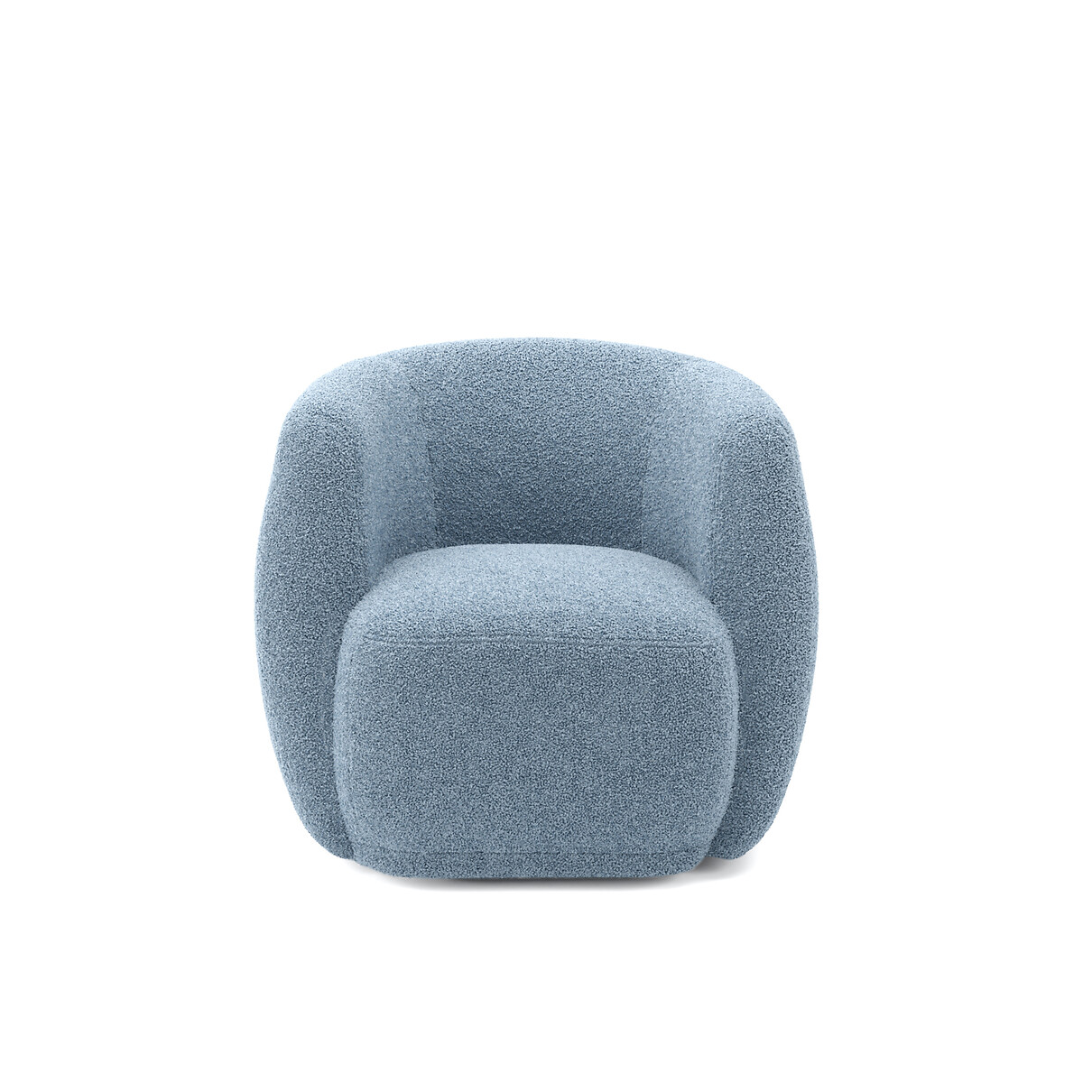 Ciel Curved Upholstered Tub Chair blue, ÉDITÉ