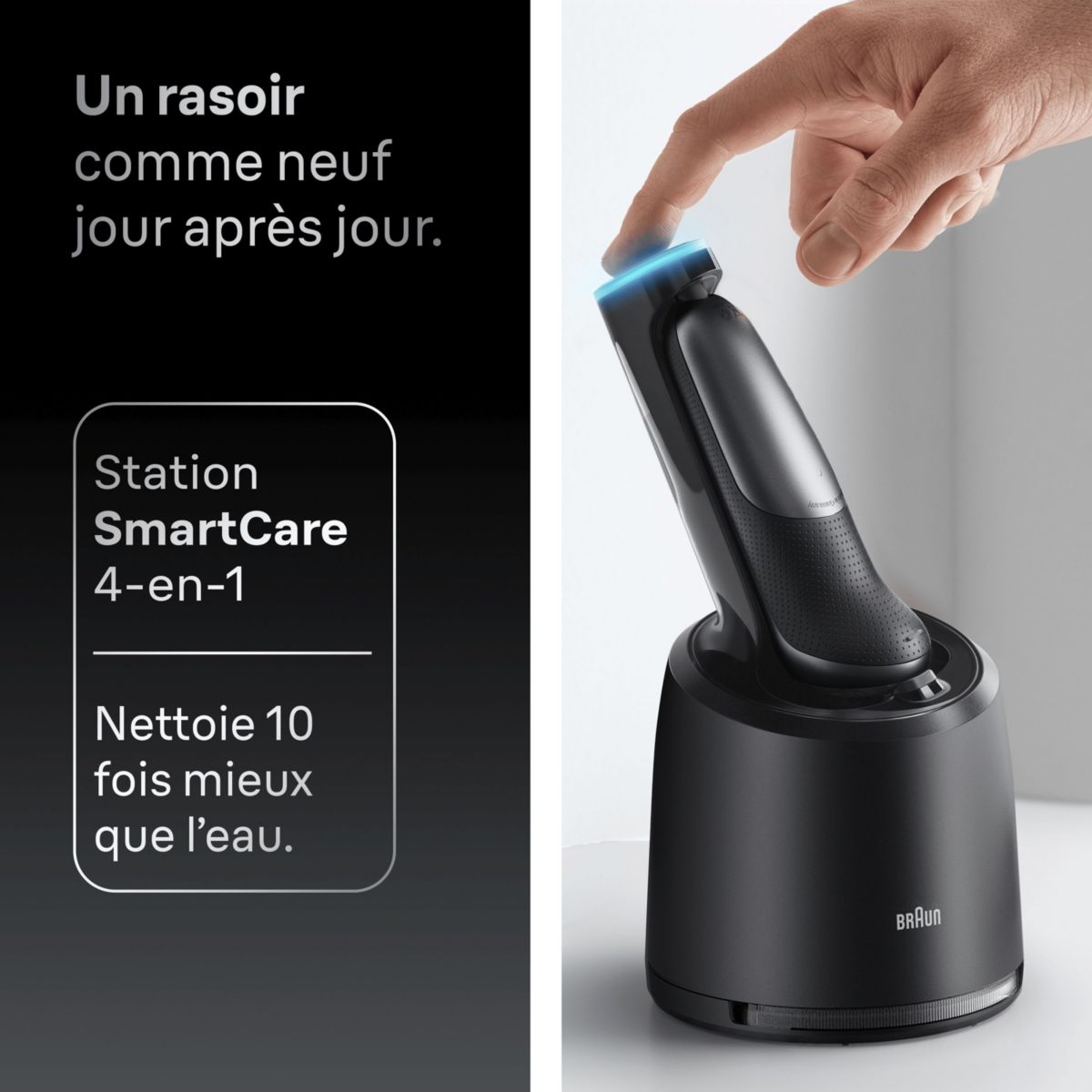 Rasoir électrique Series 7 72-G7200cc Clean&Charge couleur unique, BRAUN