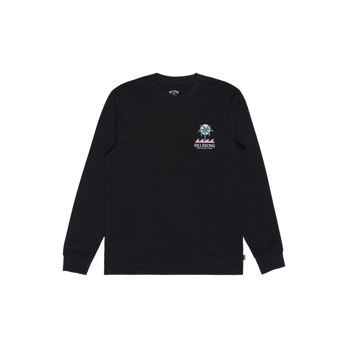 T shirt manches longues PORTAL noir black, BILLABONG
