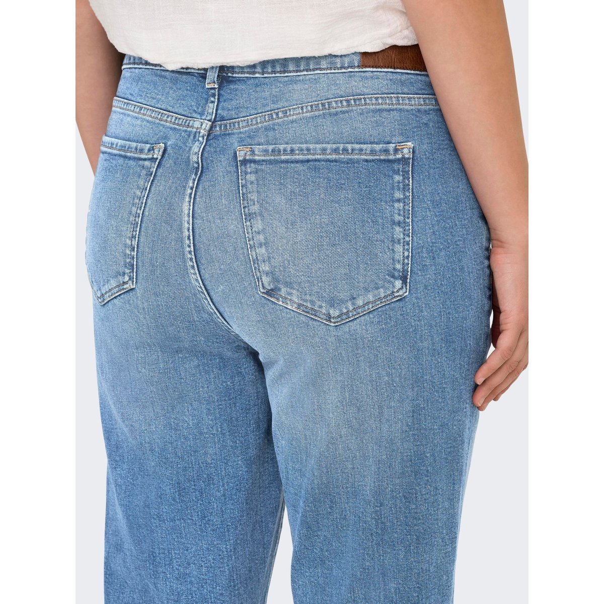 Jean Coupe Droite medium blue denim, ONLY CARMAKOMA