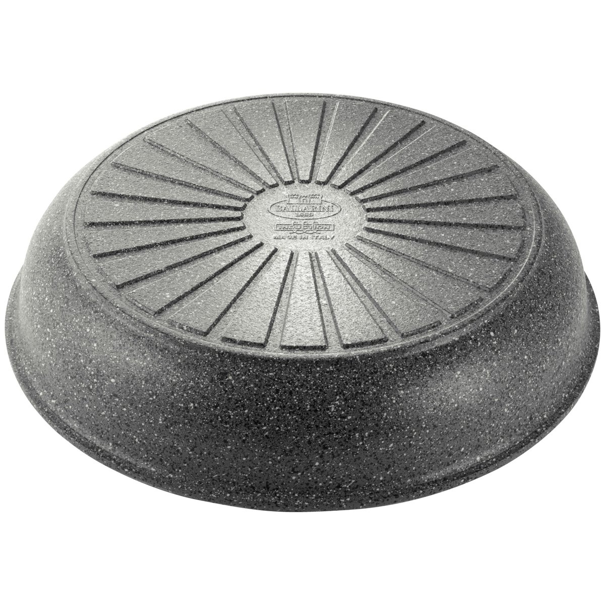 Set de 4 poêles Torre (Poêle 24 cm + Poêle 28 cm + Casserole 16 cm + Poignée amovible) gris, BALLARINI