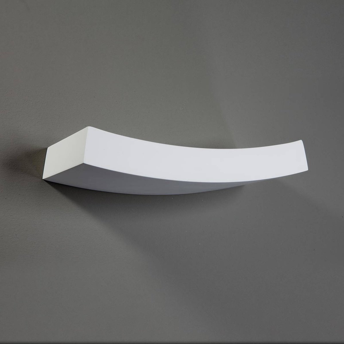 Applique en plâtre moderne, Leander blanc, LINDBY