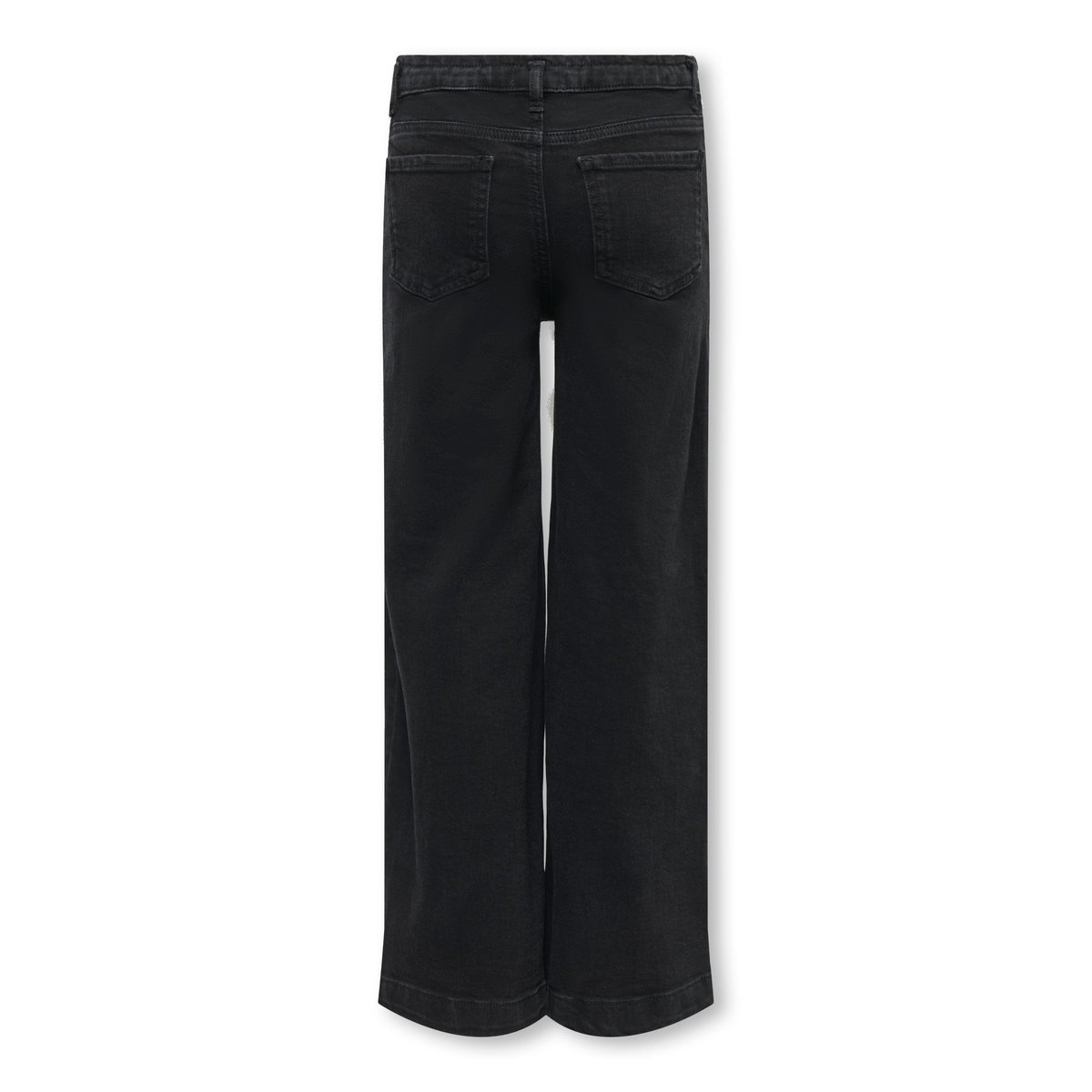 Jean À Jambe Large black denim 1, KIDS ONLY