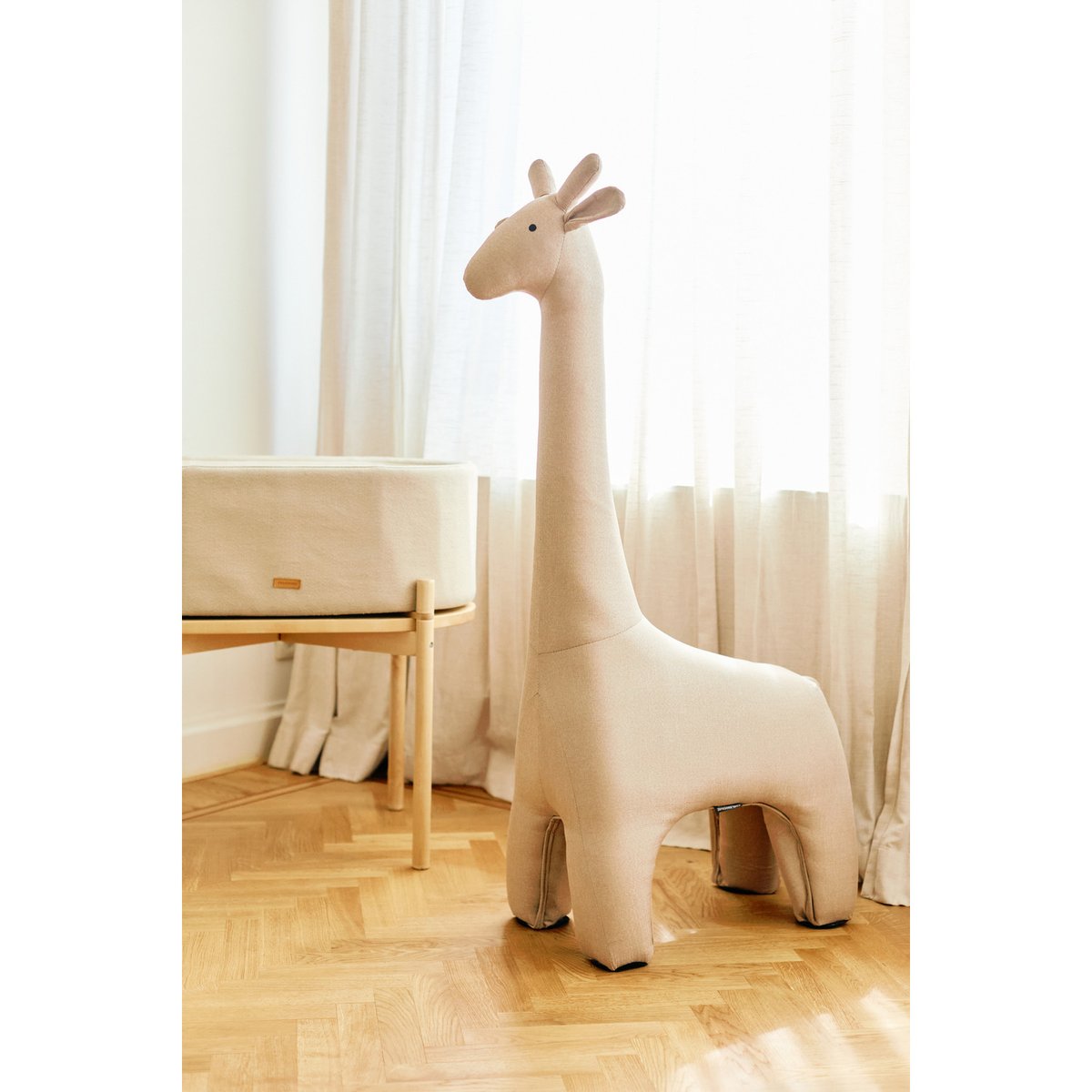 Jouet girafe beige doux, CHILDHOME