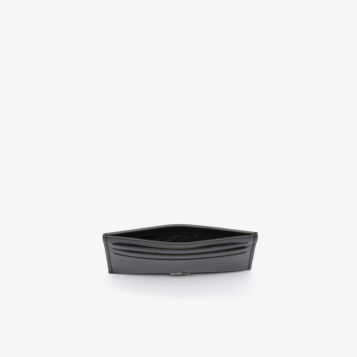 Porte-cartes Fitzgerald en cuir noir-000, LACOSTE