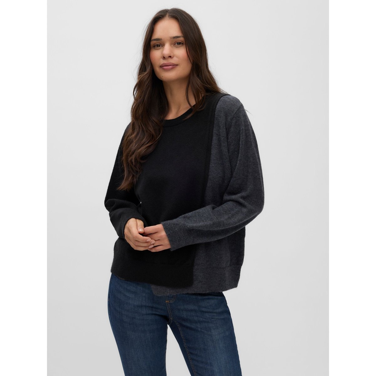 Pull En Maille noire - black, MAMA LICIOUS