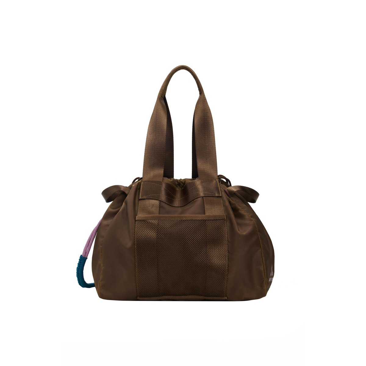 Grand sac cabas en nylon marron, DESIGUAL