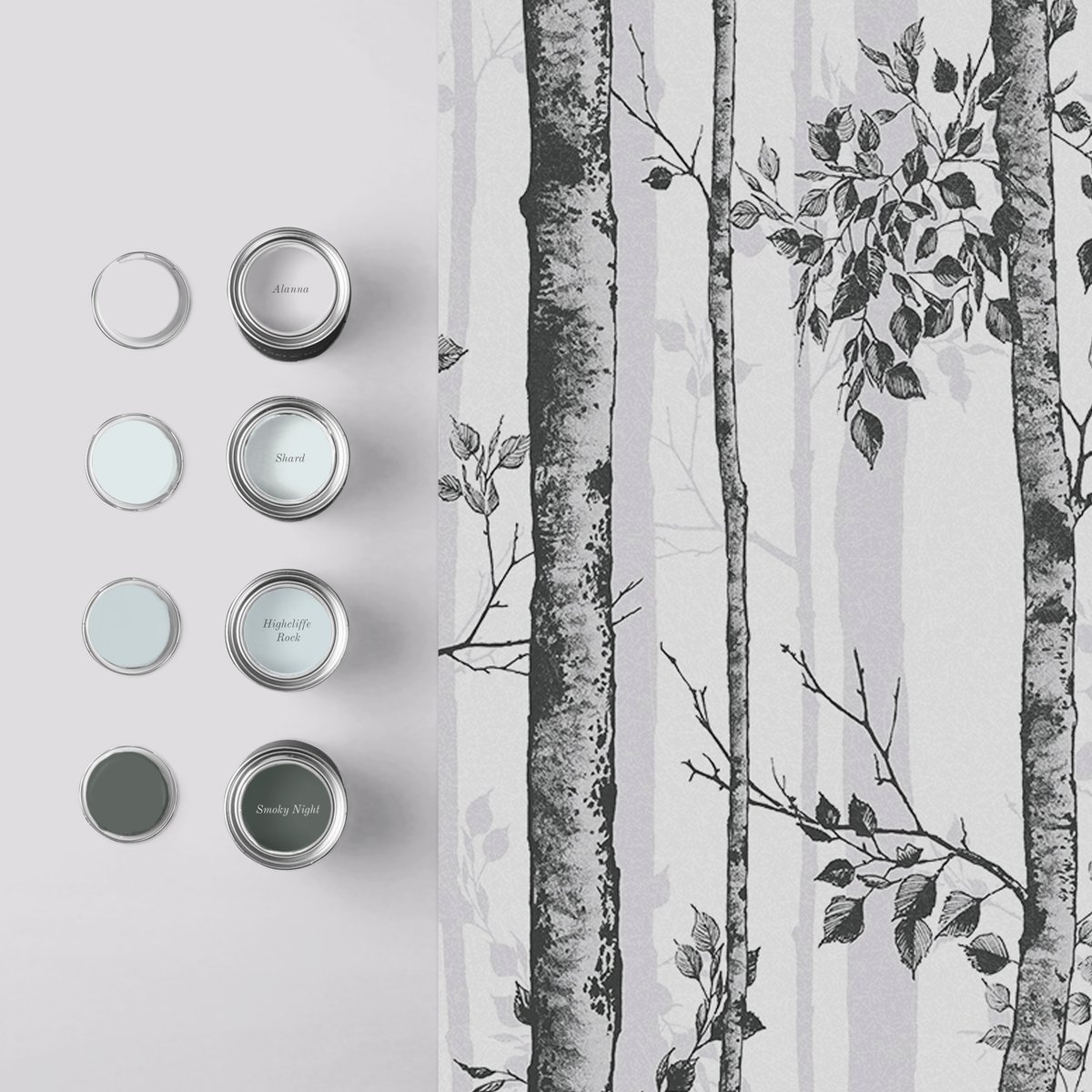Papier peint Albero noir, GRAHAM ET BROWN