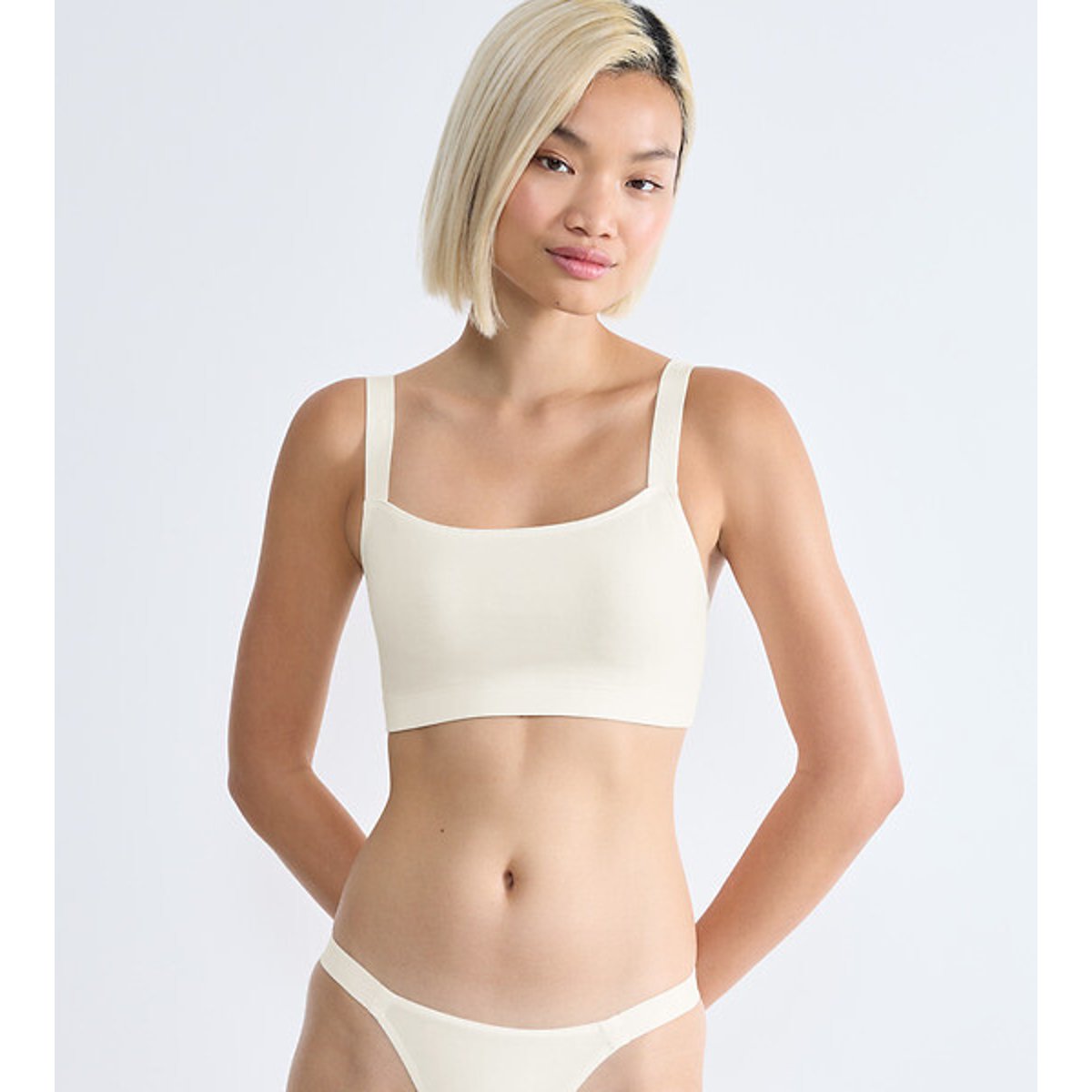 Brassiere Go Casual Top bianco, SLOGGI