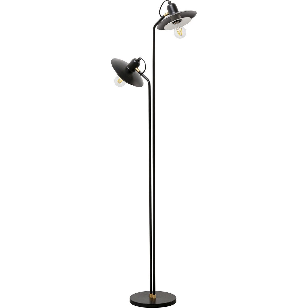 Lampadaire en acier, SPEAKER noir, KARE DESIGN